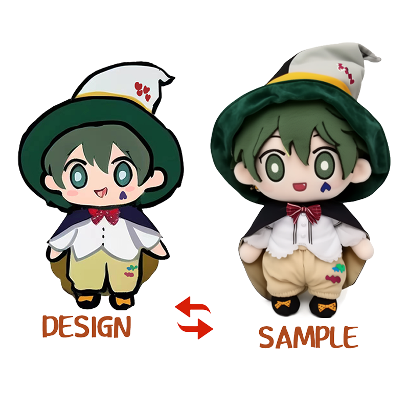 Anpassade plyschdockor