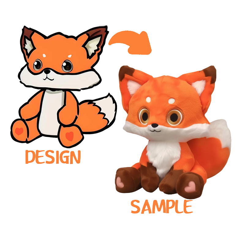 Anpassade plyschleksaker